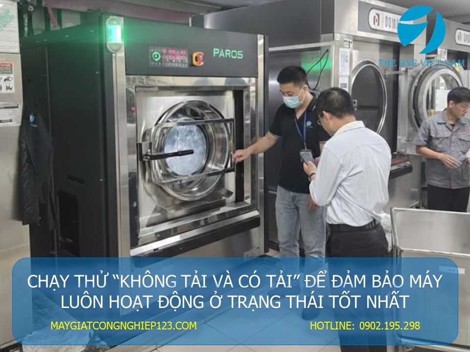 chạy thử nghiệm thu thiết bị đưa vào sử dụng
